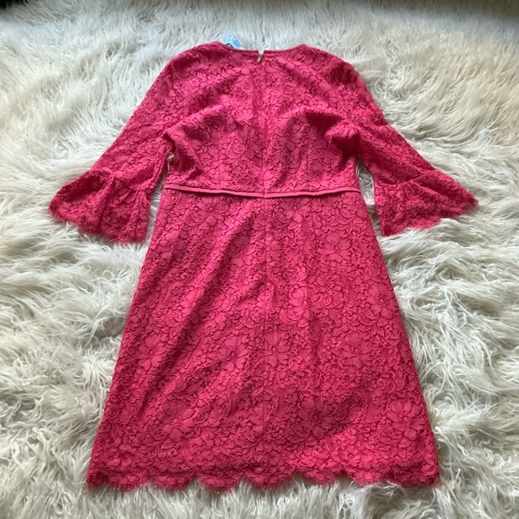 Draper James Floral Lace Bell Sleeve Dress‎ - Picture 5 of 5